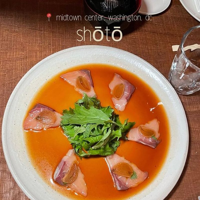 Indulge in an unforgettable dining experience at restaurant Shoto in Washington