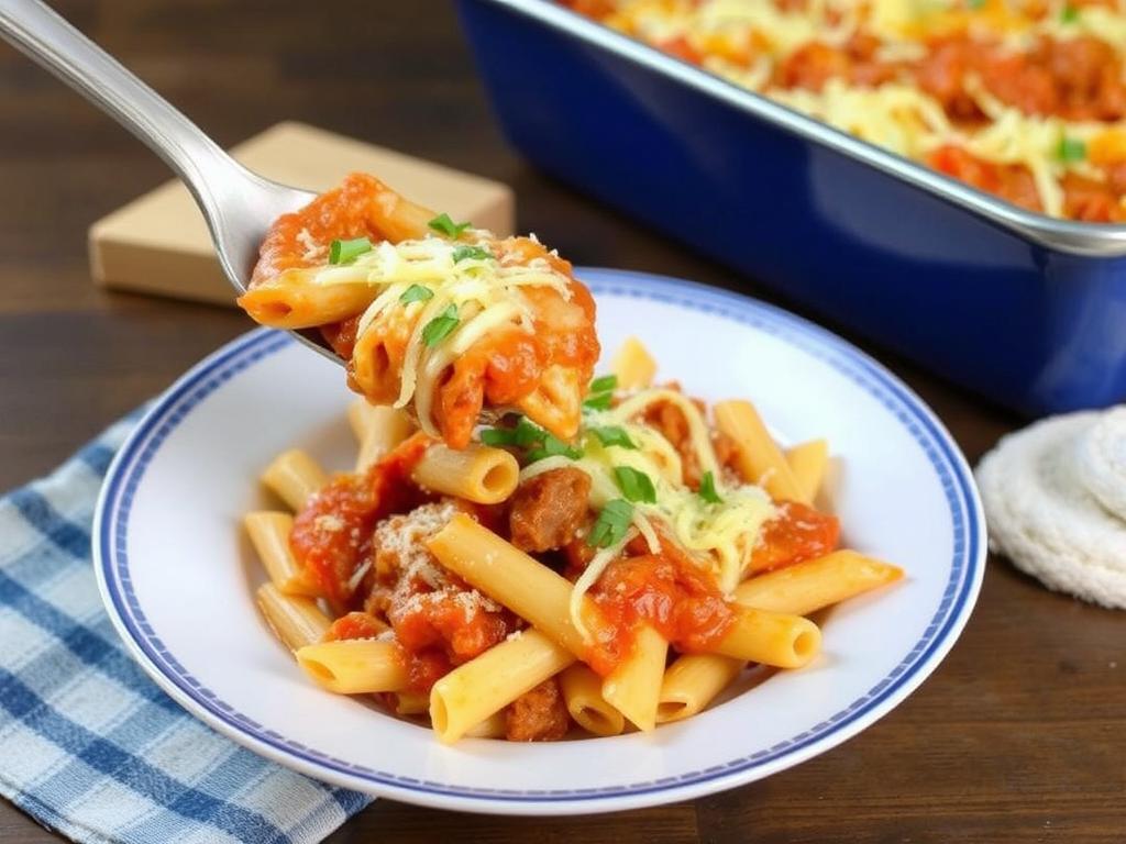 Pasta Penne. 3. Baked Penne with Meat and Cheese Pasta Penne. 3. Baked Penne with Meat and Cheese