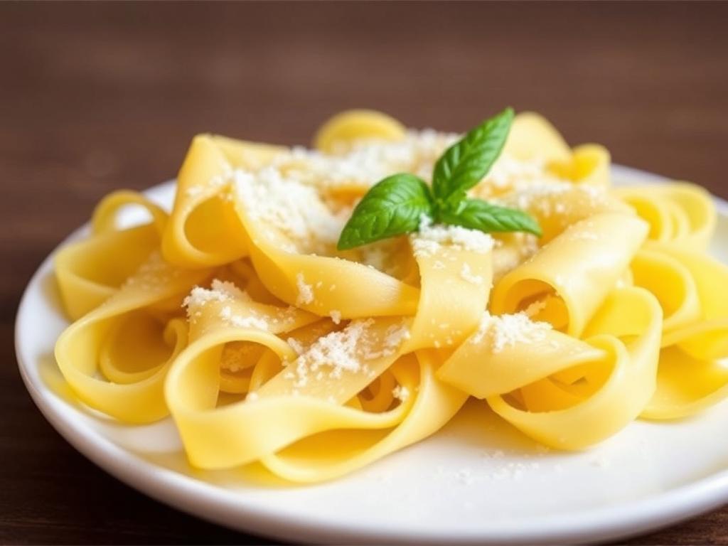 Pasta Pappardelle. How to Cook Pasta Pappardelle Yourself at Home