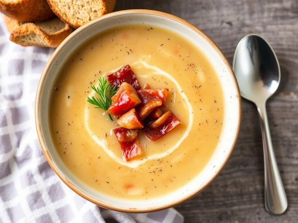 Bacon Soup. Nutritional Value of Bacon Soup: Is It Healthy or Just Comfort Food? Bacon Soup. Nutritional Value of Bacon Soup: Is It Healthy or Just Comfort Food?