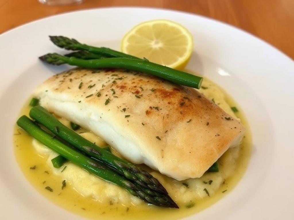 Flounder. 4. Flounder and Asparagus Risotto Flounder. 4. Flounder and Asparagus Risotto