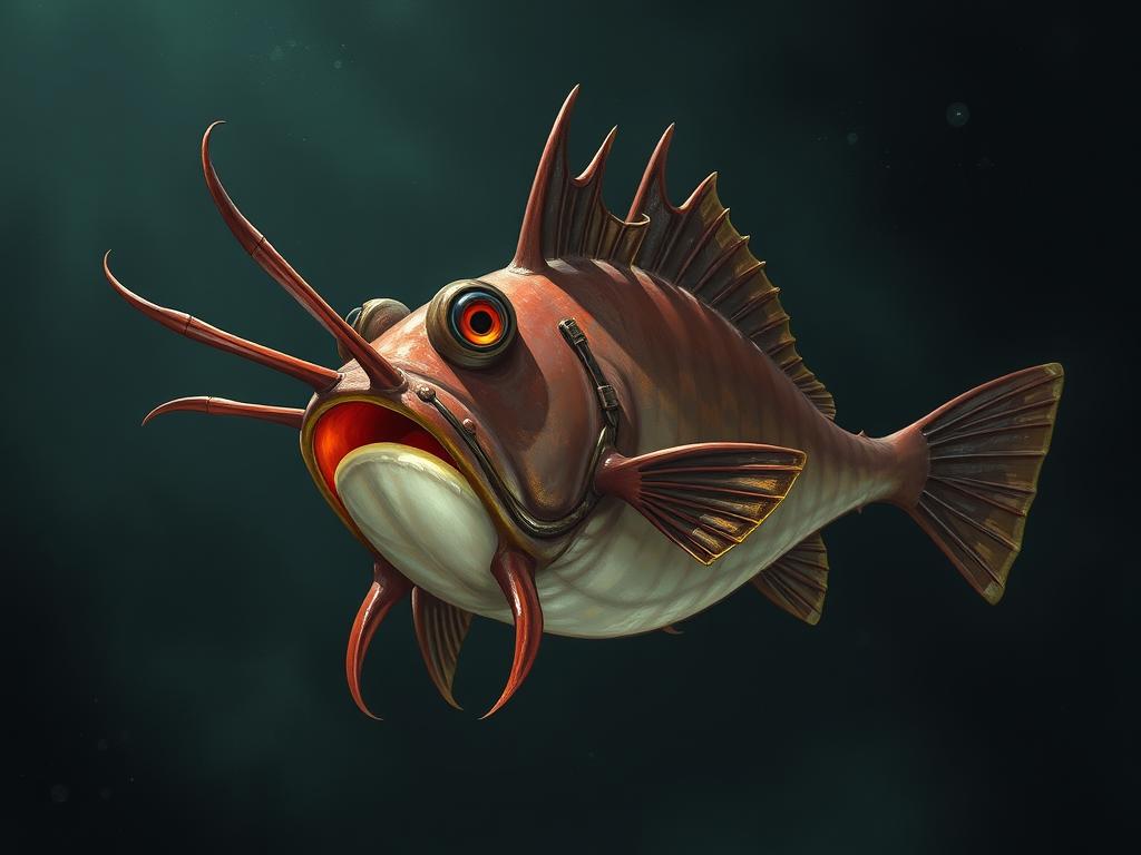 Anglerfish. Harms: Anglerfish. Harms: