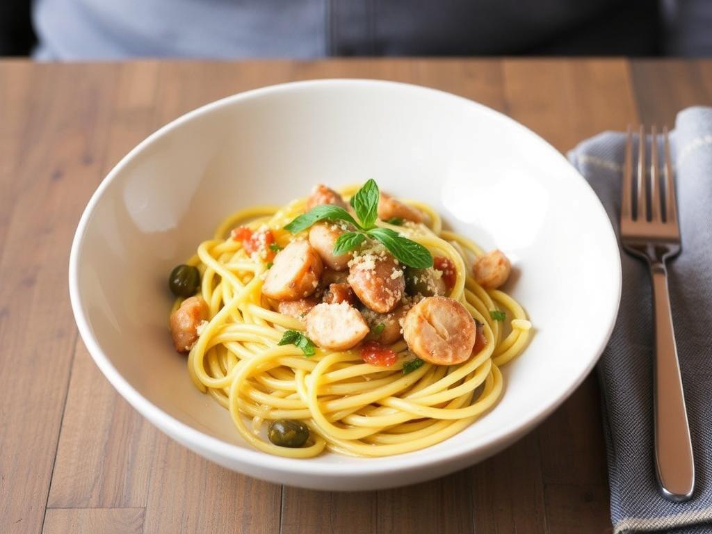 Pasta Linguini. Chef’s Secrets: Author’s Varieties of Pasta Linguini From Renowned Chefs