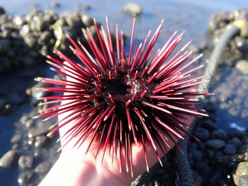 Sea urchin. Sea Urchin - How They Are Caught
