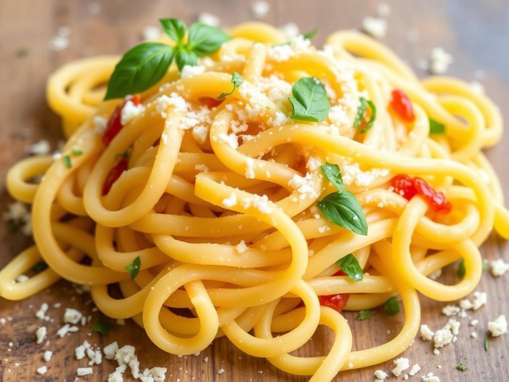 Pasta Pappardelle Ricci. Chef-Recommended Author’s Varieties of Pasta Pappardelle Ricci