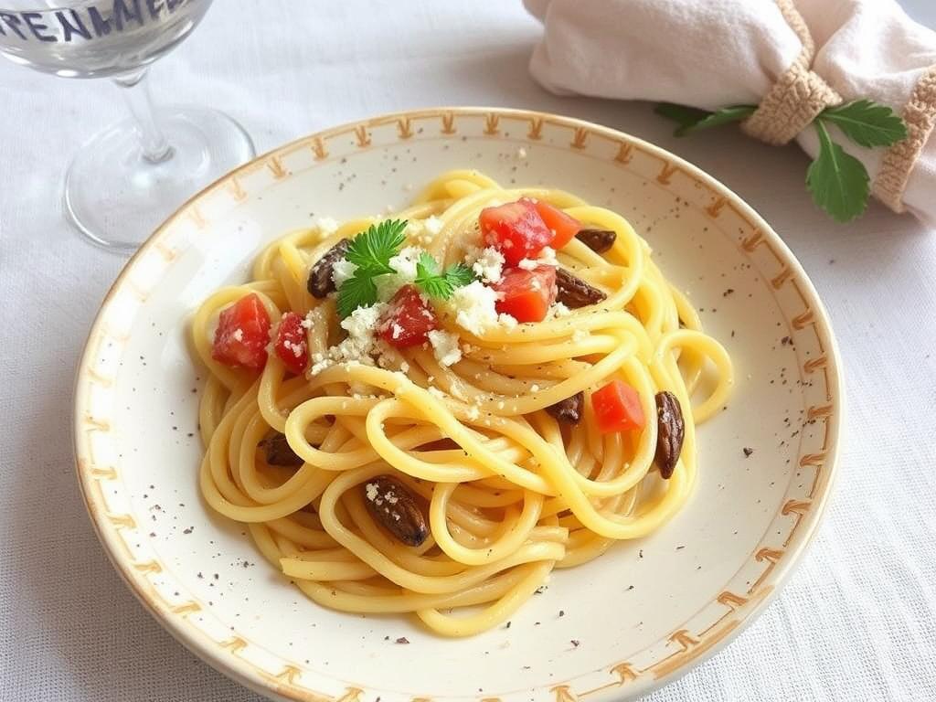 Pasta Cascarese. Modern Variations of Pasta Cascarese Pasta Cascarese. Modern Variations of Pasta Cascarese