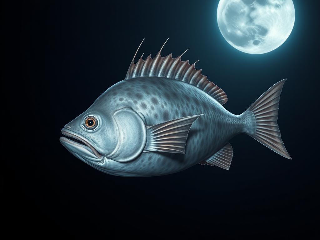Moonfish. Mola mola (Ocean Sunfish)