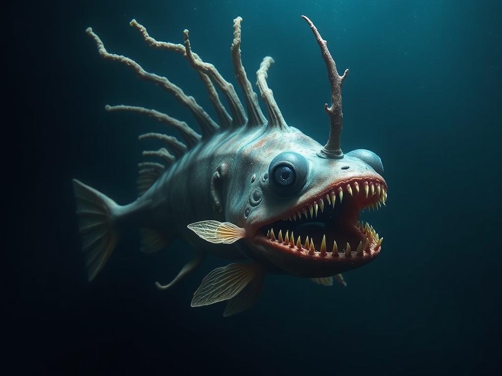 Fish Sea Devil. Where They Live: The Unseen Abyss Fish Sea Devil. Where They Live: The Unseen Abyss