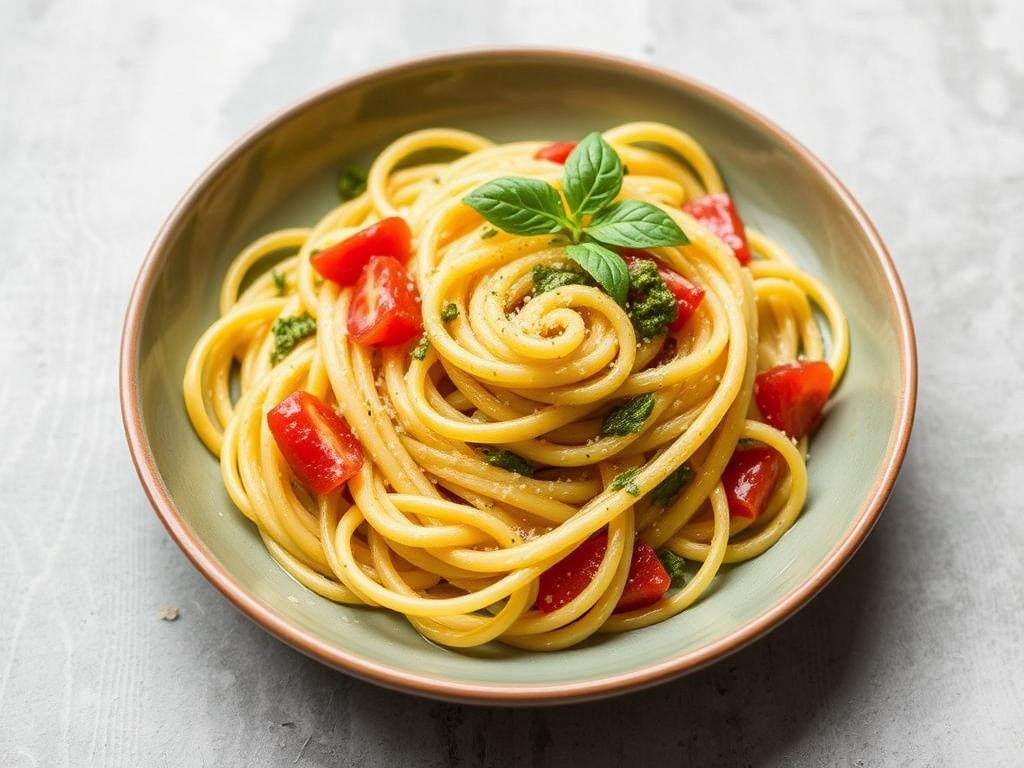 Pasta Trofi. 1. Classic Trofi with Pesto Genovese Pasta Trofi. 1. Classic Trofi with Pesto Genovese