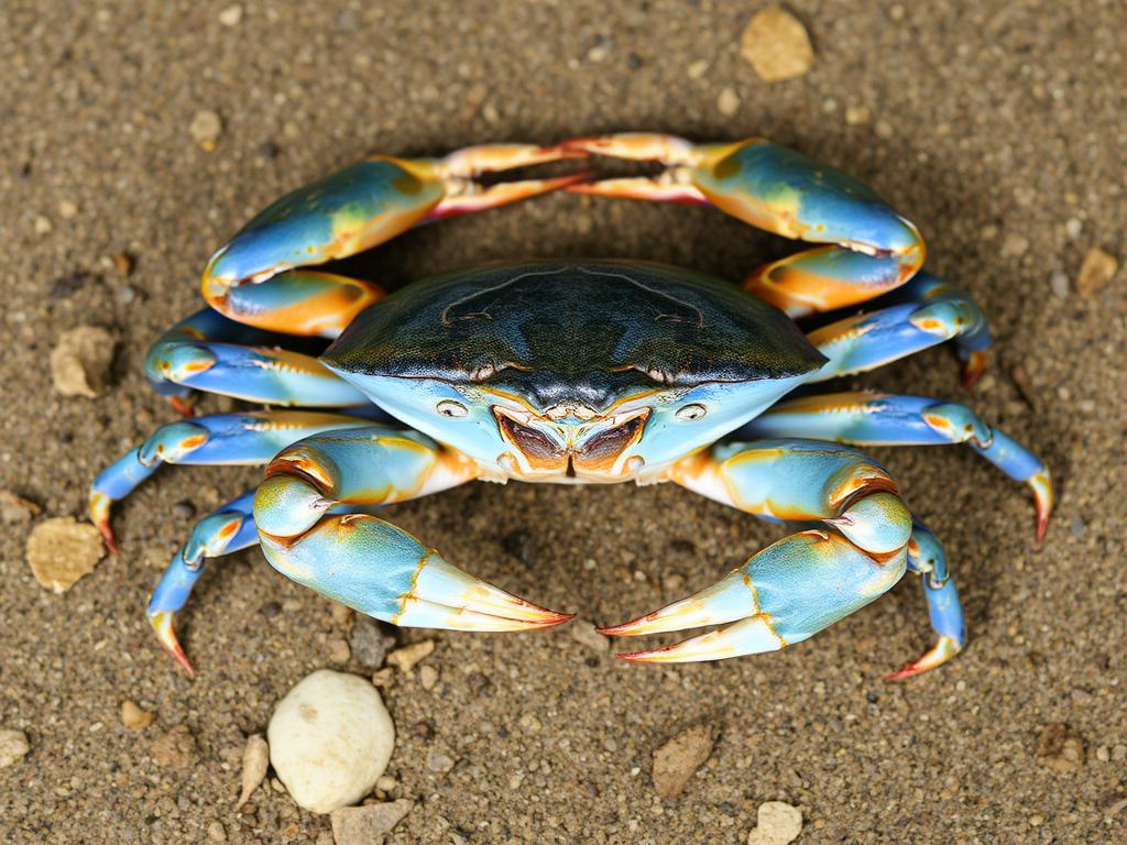 Crab. Blue Crab (Callinectes sapidus) Crab. Blue Crab (Callinectes sapidus)