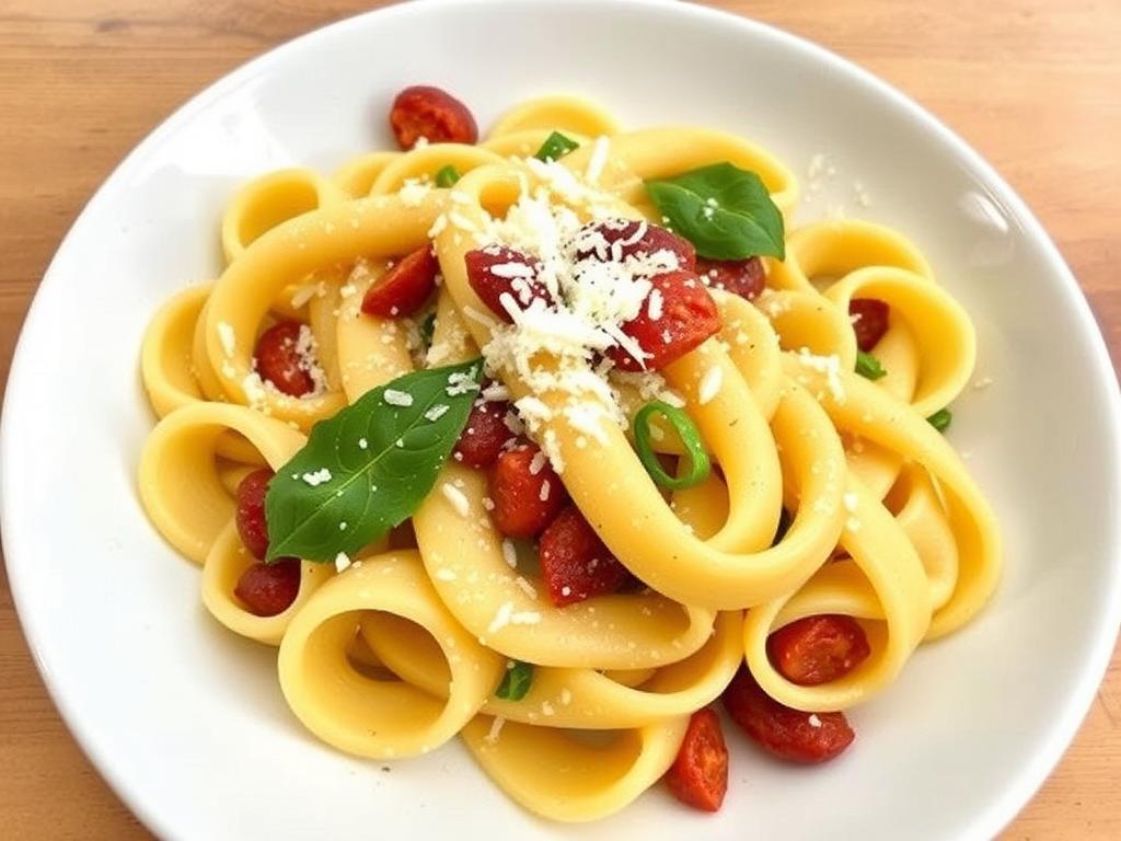 Pasta Pappardelle. Latin America