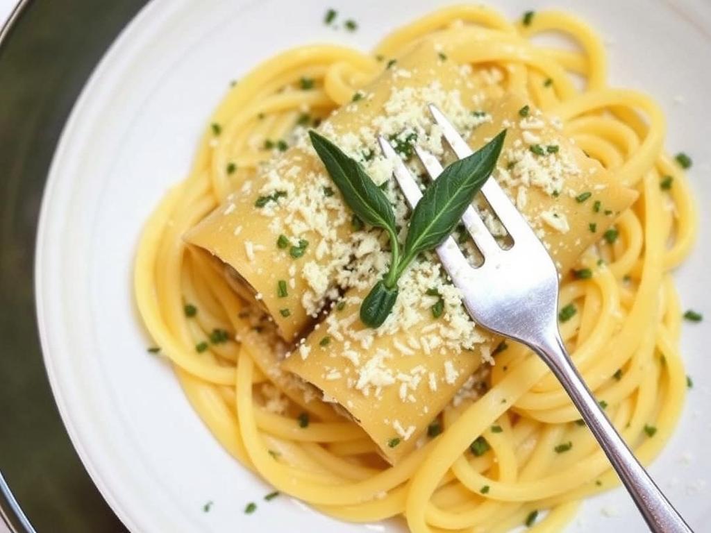 Pasta Giandole. 3. Stuffed Giandole in Sage Butter Sauce Pasta Giandole. 3. Stuffed Giandole in Sage Butter Sauce