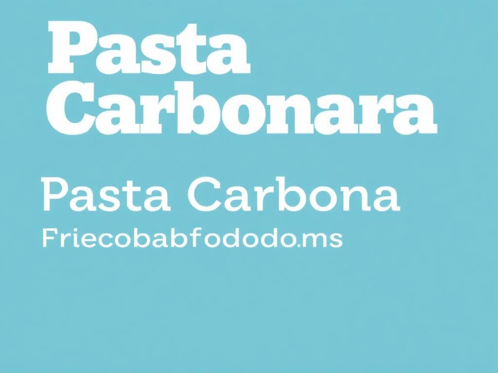 Pasta Carbonara. Tracing the Rich History and Origins of Pasta Carbonara