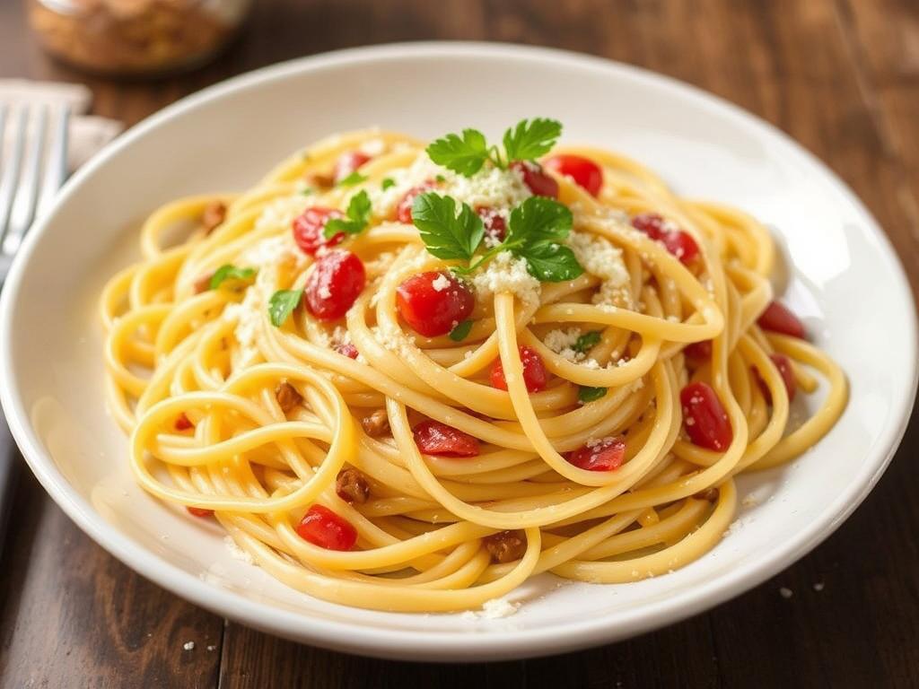 Pasta Tagliatelle. Modern Variations of Pasta Tagliatelle Pasta Tagliatelle. Modern Variations of Pasta Tagliatelle