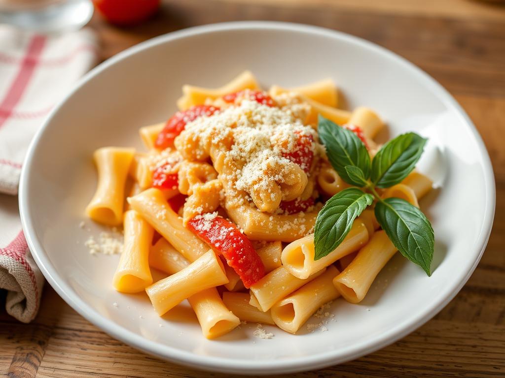 Pasta Rigatoni. Italy