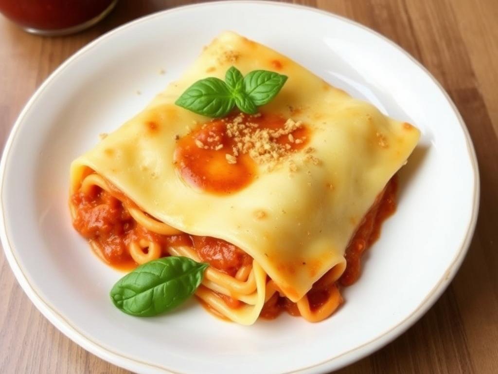 Pasta Lasagnette. 1. Classic Lasagnette with Bolognese Sauce