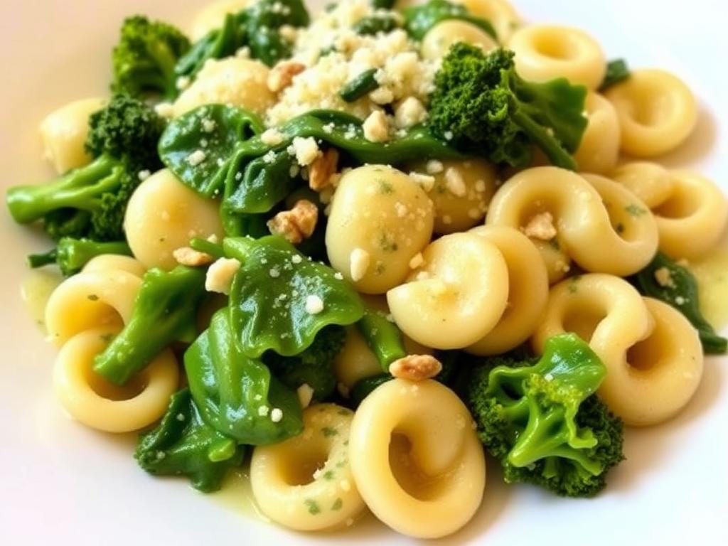 Pasta Orequette. 1. Classic Orecchiette with Broccoli Rabe and Garlic