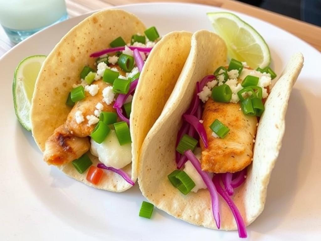 Cod. 4. Cod Fish Tacos