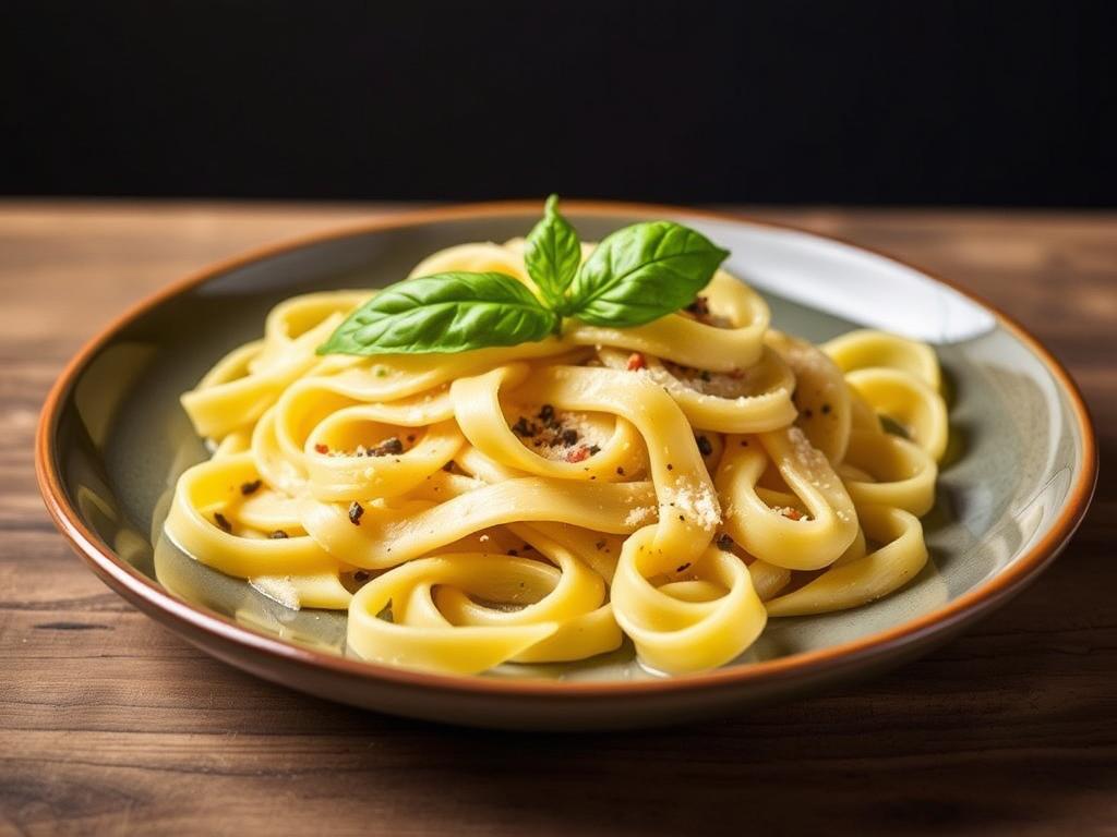 Pasta Pappardelle. Italy