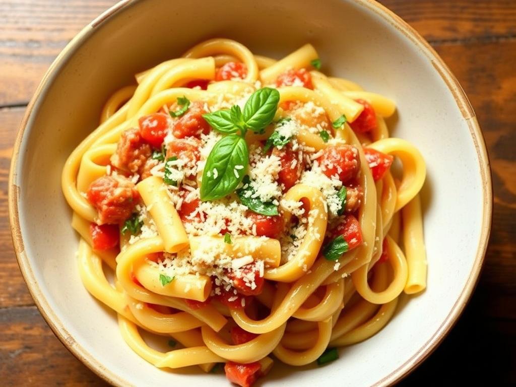Pasta Rigatoni. What to Eat with Pasta Rigatoni