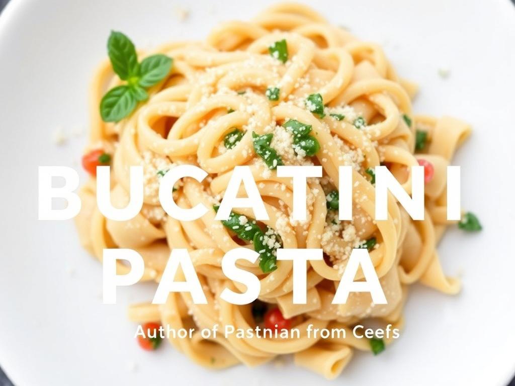 Pasta Bucatini. Author’s Varieties of Pasta Bucatini from Chefs