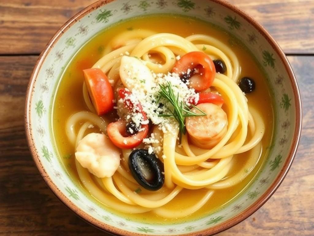 Pasta Barbine . 1. Classic Ligurian Seafood Broth with Pasta Barbine Pasta Barbine . 1. Classic Ligurian Seafood Broth with Pasta Barbine