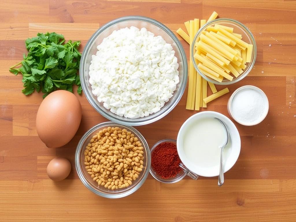 Pasta Radiatore. Ingredients for Dough Pasta Radiatore. Ingredients for Dough