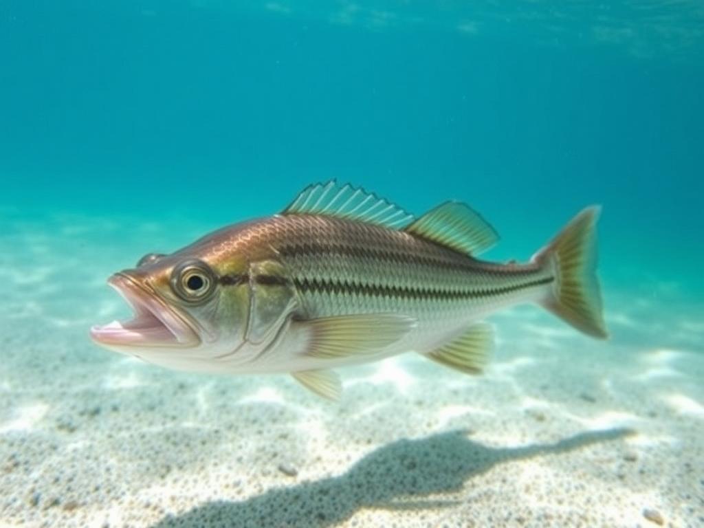 Croaker fish. Harms