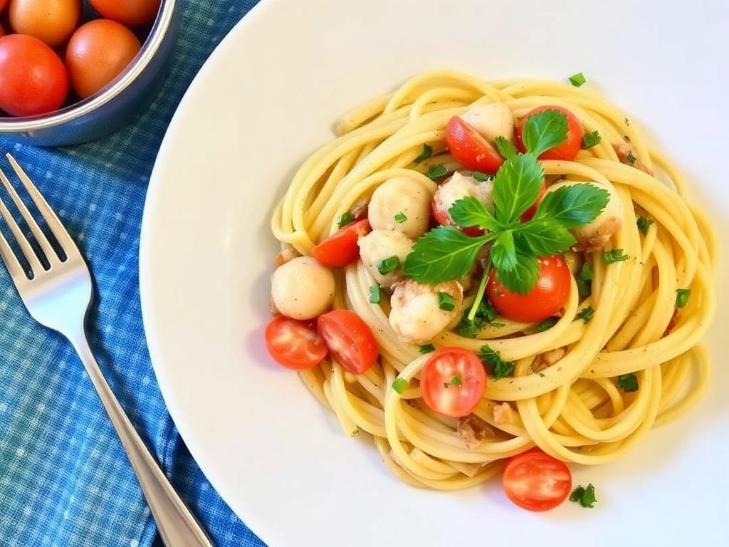 Pasta Linguini. Delicious Inspiration: 3 Best Recipes for Cooking Pasta Linguini