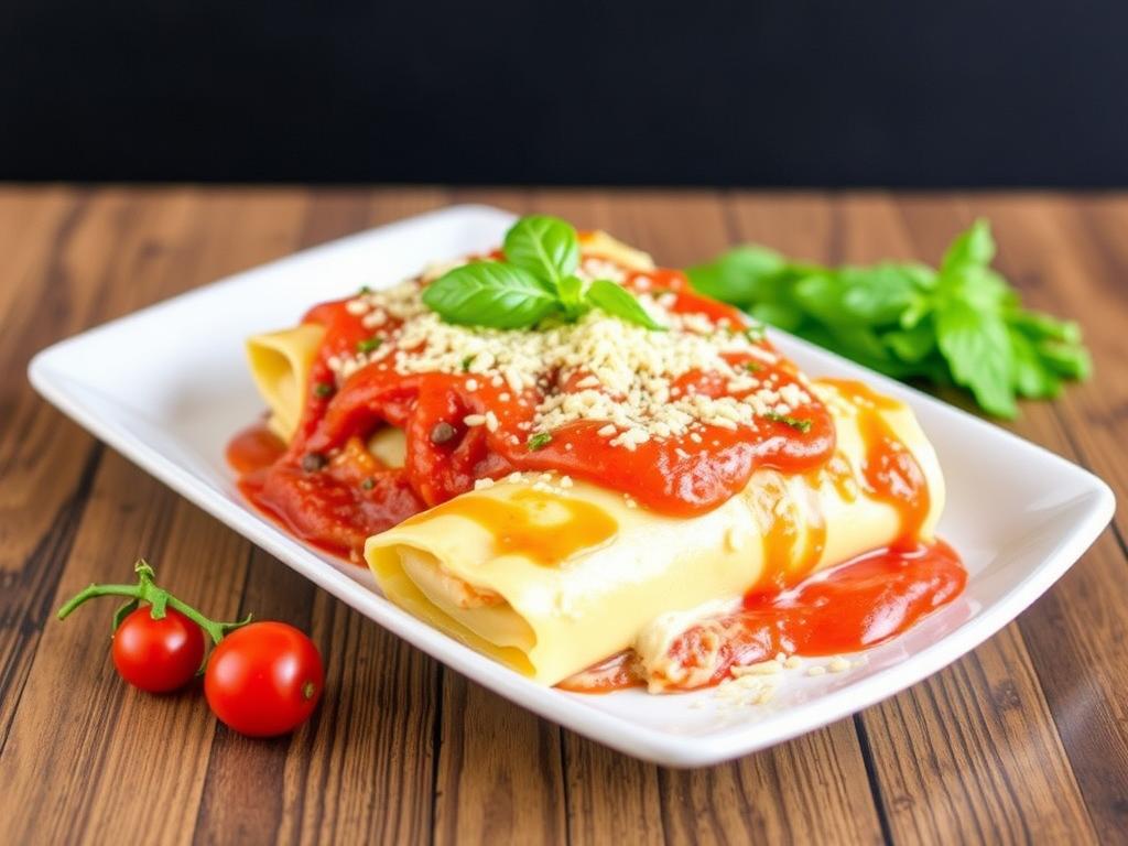 Pasta Cannelloni. 2. Meat Lover’s Cannelloni