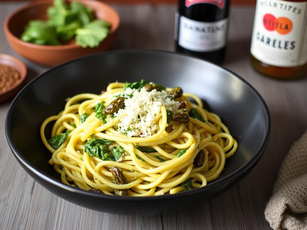 Pasta Tagliatelle. 3. Tagliatelle with Pesto Genovese Pasta Tagliatelle. 3. Tagliatelle with Pesto Genovese