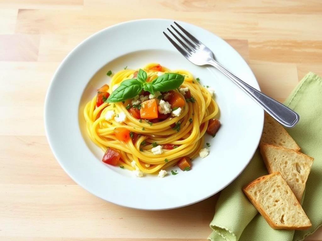 Pasta Concillione. Sweet Potato and Goat Cheese Concillione