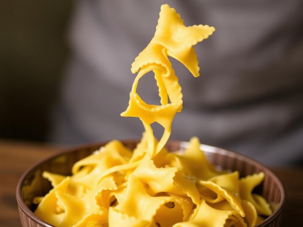 Pasta Farfalle or butterfly pasta. The Good and The Not-So-Good: Benefits and Harms of Pasta Farfalle Pasta Farfalle or butterfly pasta. The Good and The Not-So-Good: Benefits and Harms of Pasta Farfalle
