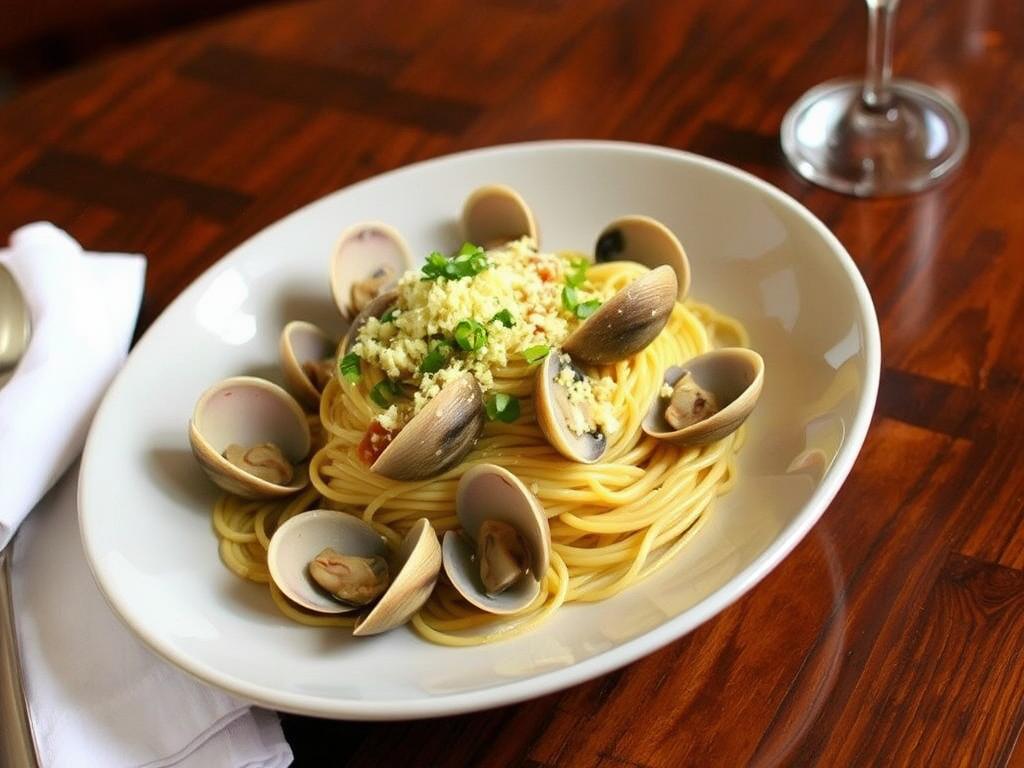 Clams. 2. Spaghetti alle Vongole