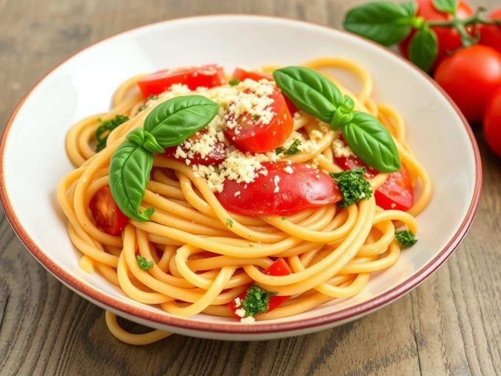 Pasta Filini. 3. Filini with Fresh Tomato and Basil