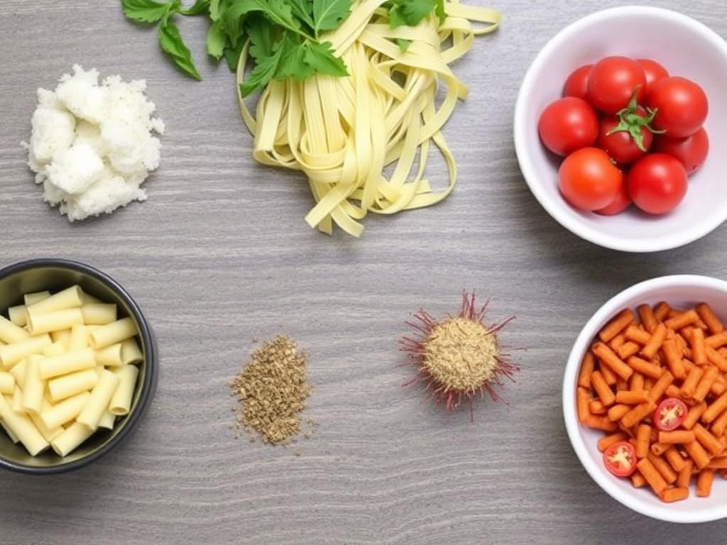 Pasta Barbine . Optional Ingredients Pasta Barbine . Optional Ingredients