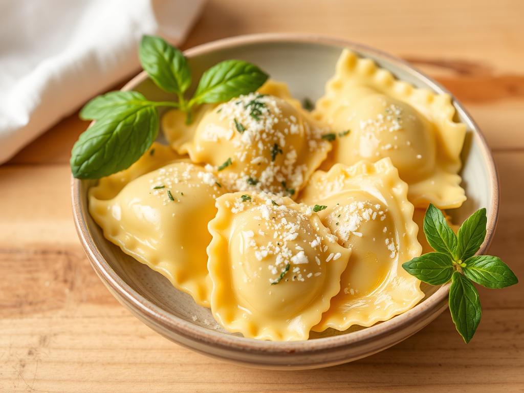 Pasta Ravioli. Dolci Ravioli (Sweet Ravioli)