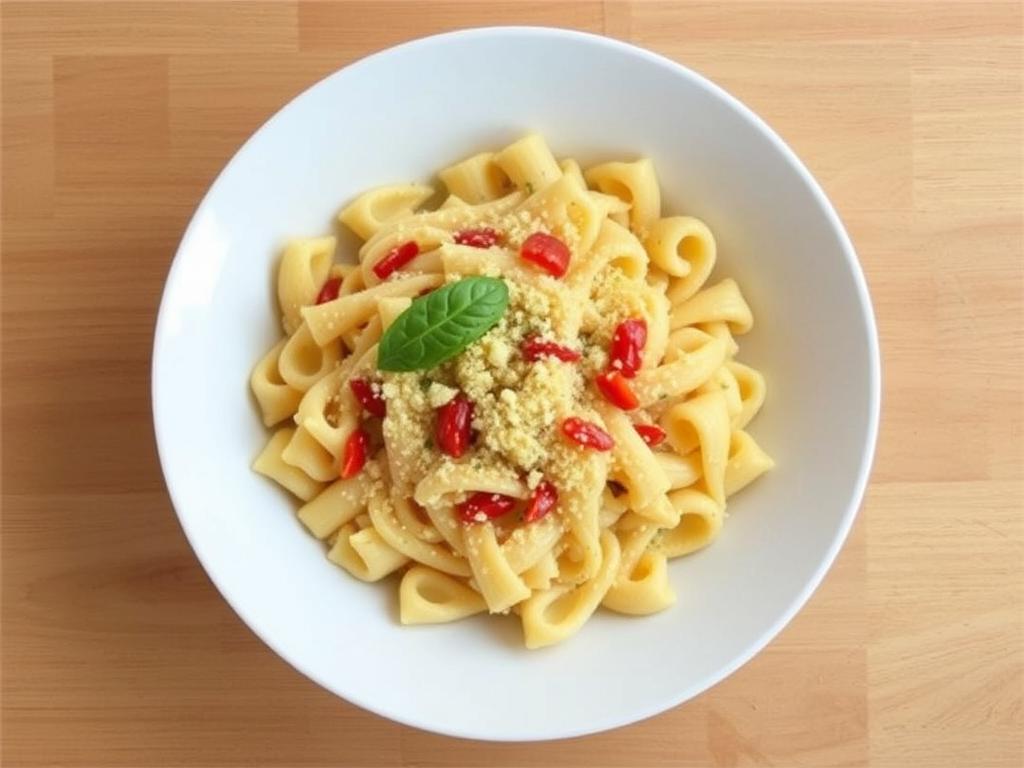 Pasta Bucatini. 3. Garlic and Chili Bucatini
