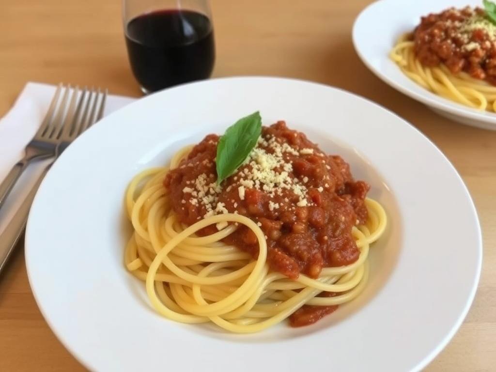 Pasta Bolognese. Pairing Perfection: What to Eat with Pasta Bolognese