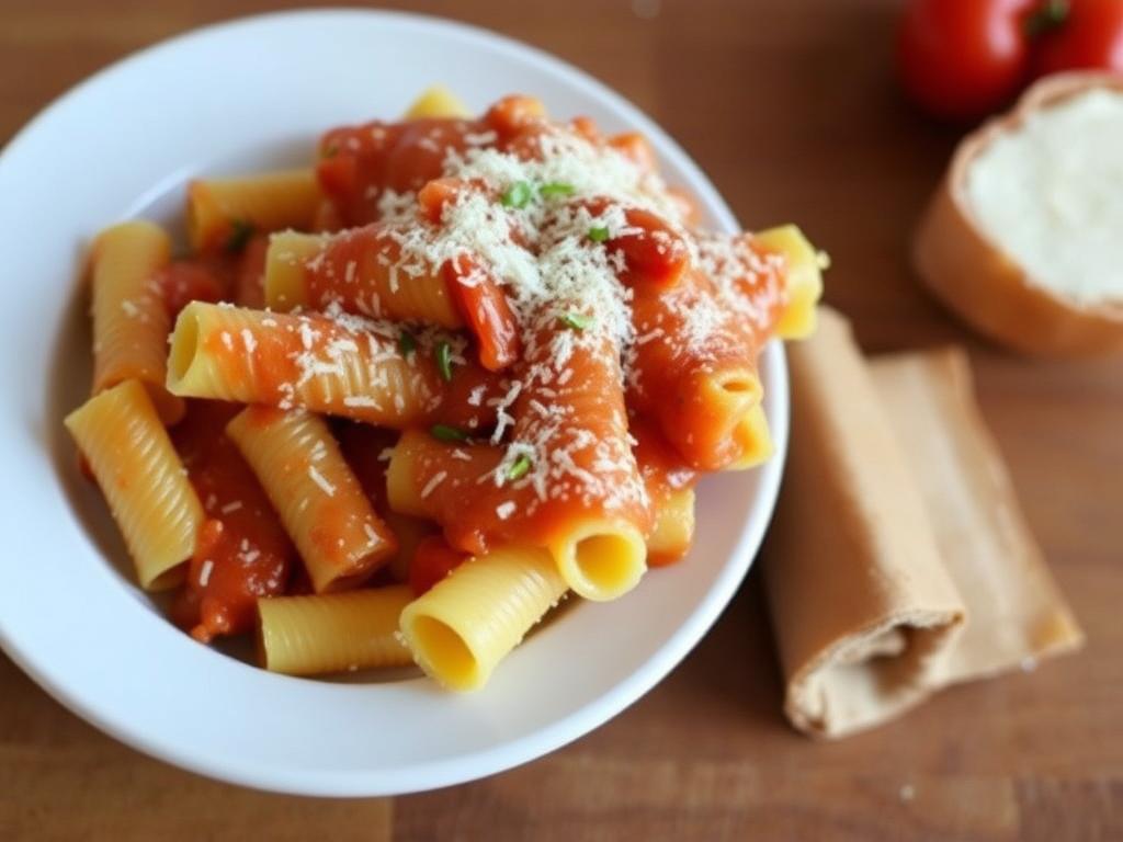 Pasta Rigatoni. Description and History of Pasta Rigatoni