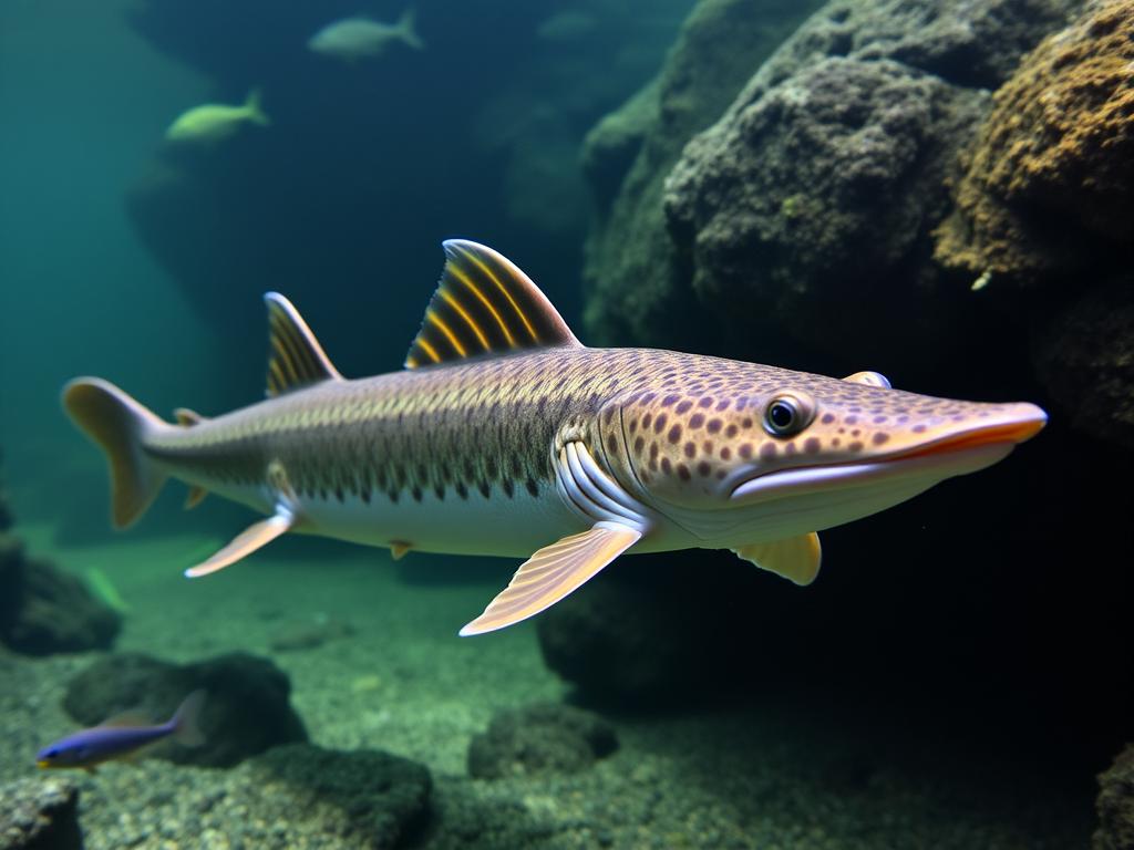 Sturgeon. Sterlet (Acipenser ruthenus)
