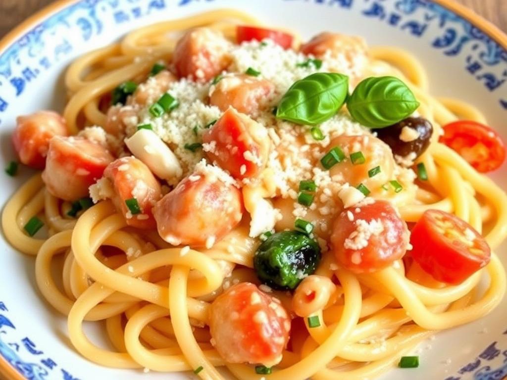 Pasta Reginetta Napoletane. 3. Creamy Seafood Reginetta Pasta Reginetta Napoletane. 3. Creamy Seafood Reginetta