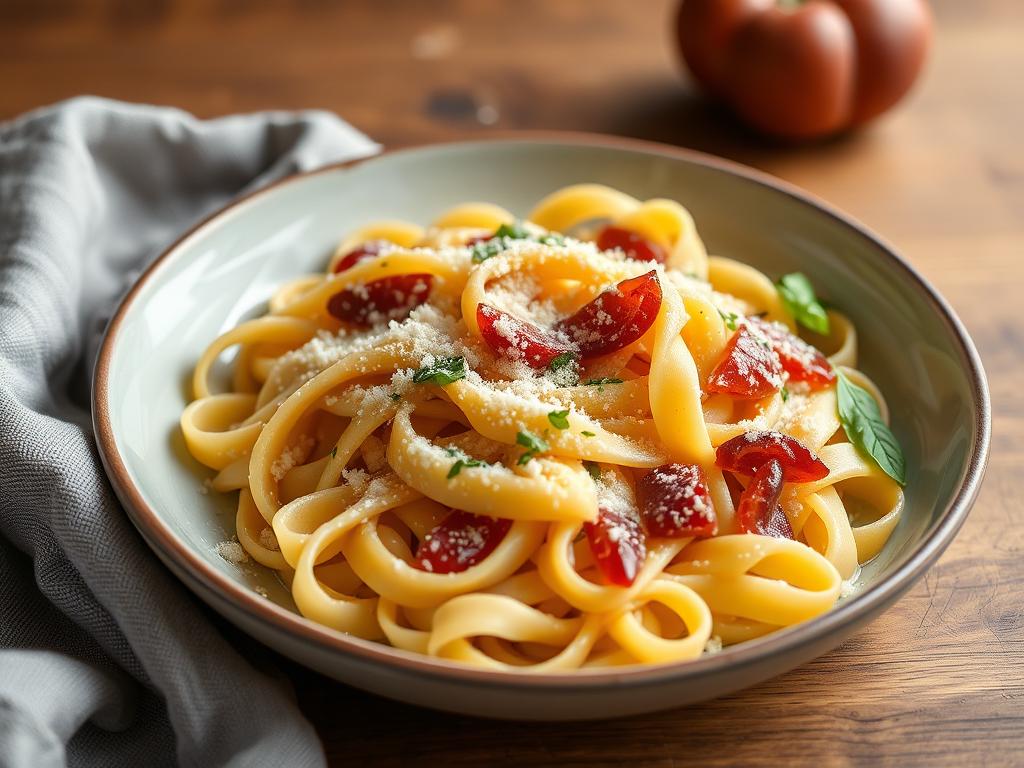 Pasta Pappardelle. France