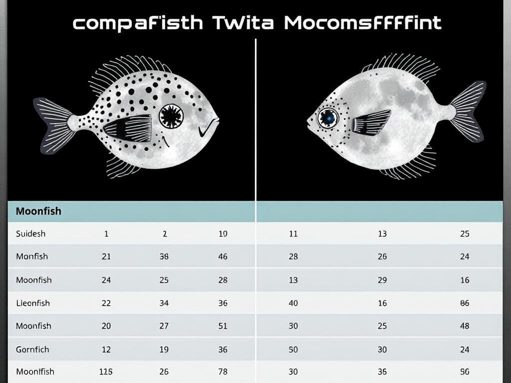 Moonfish. Quick Comparison Table of Moonfish Types