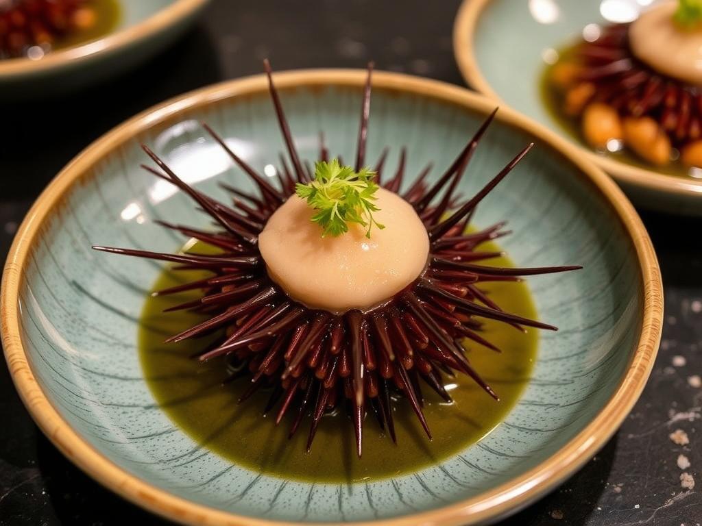 Sea urchin. 5 Best Dishes from Sea Urchin