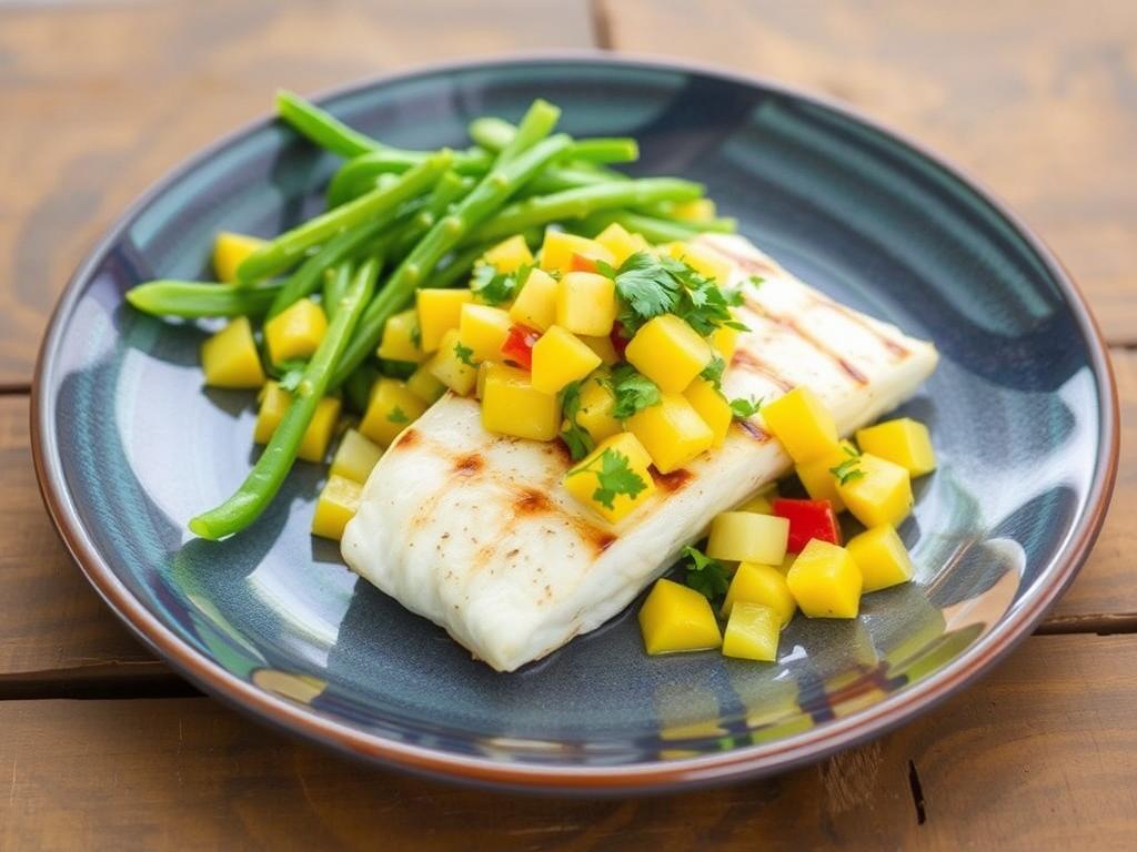 Whitefish. 5. Grilled Whitefish with Mango Salsa