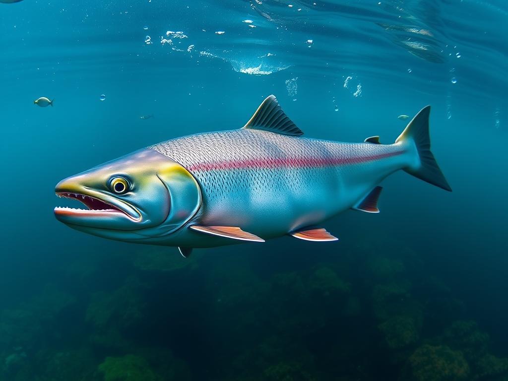Salmon. Marine Environments