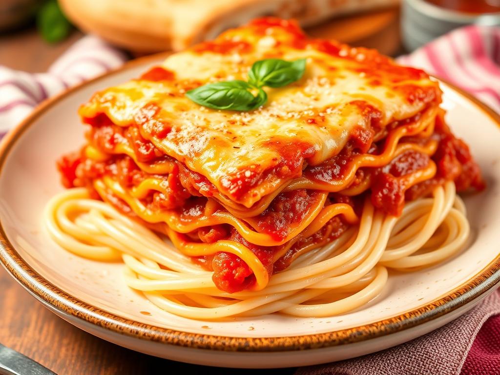 Pasta Lasagne. 1. Traditional Lasagne alla Bolognese