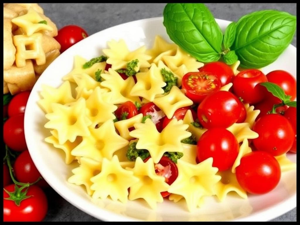Pasta Farfalle or butterfly pasta. 3. Farfalle Pasta Salad with Pesto and Cherry Tomatoes Pasta Farfalle or butterfly pasta. 3. Farfalle Pasta Salad with Pesto and Cherry Tomatoes