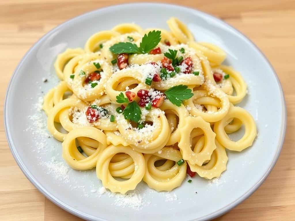 Pasta Bucatini. Modern Variations of Pasta Bucatini